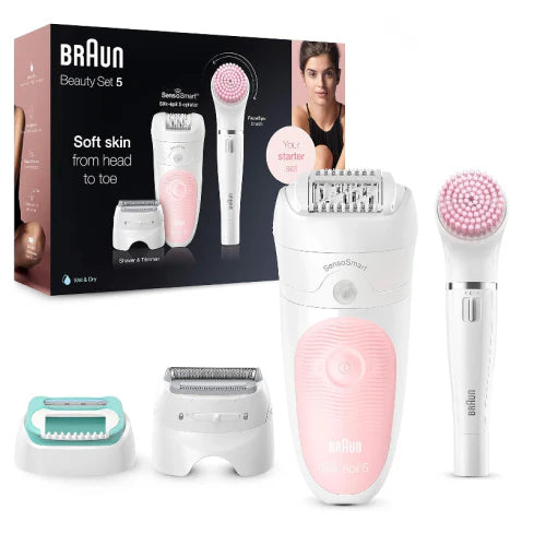Braun Women’s Hair Removal Machine Two Heads - LEGEPIL SES5-875BS FLMG BOX MEA