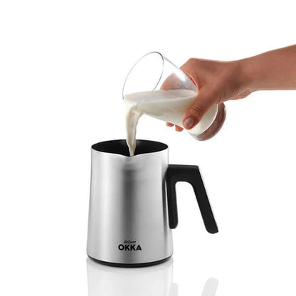 Arzum Okka Rich Moka Pot Turkish Coffee Maker OK0027 Silver