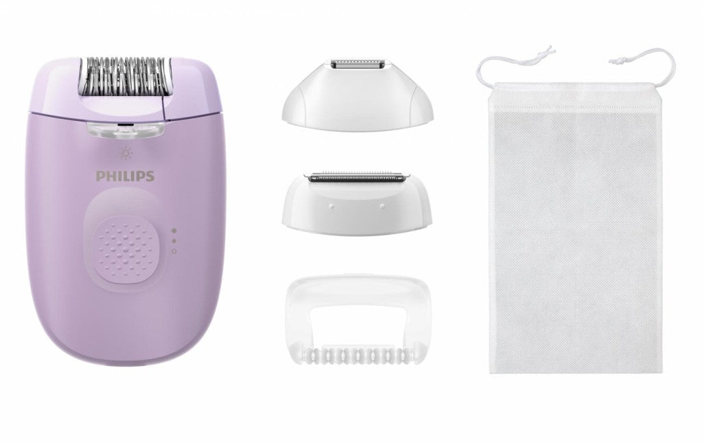 Philips Epilator Series 4000 Wired Epilator for Body and Bikini Zone, Shaving and Trimming Hair Remover for Women, Model BRE257/00