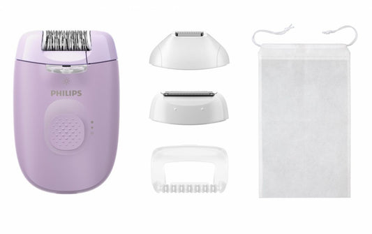 Philips Epilator Series 4000 Wired Epilator for Body and Bikini Zone, Shaving and Trimming Hair Remover for Women, Model BRE257/00