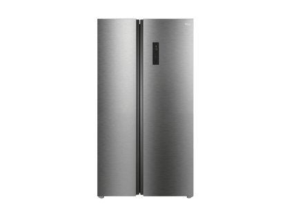 TCL P650SBS 607L Side-by-Side Refrigerator | Twin Eco Inverter | Water Dispenser | LED | Silver