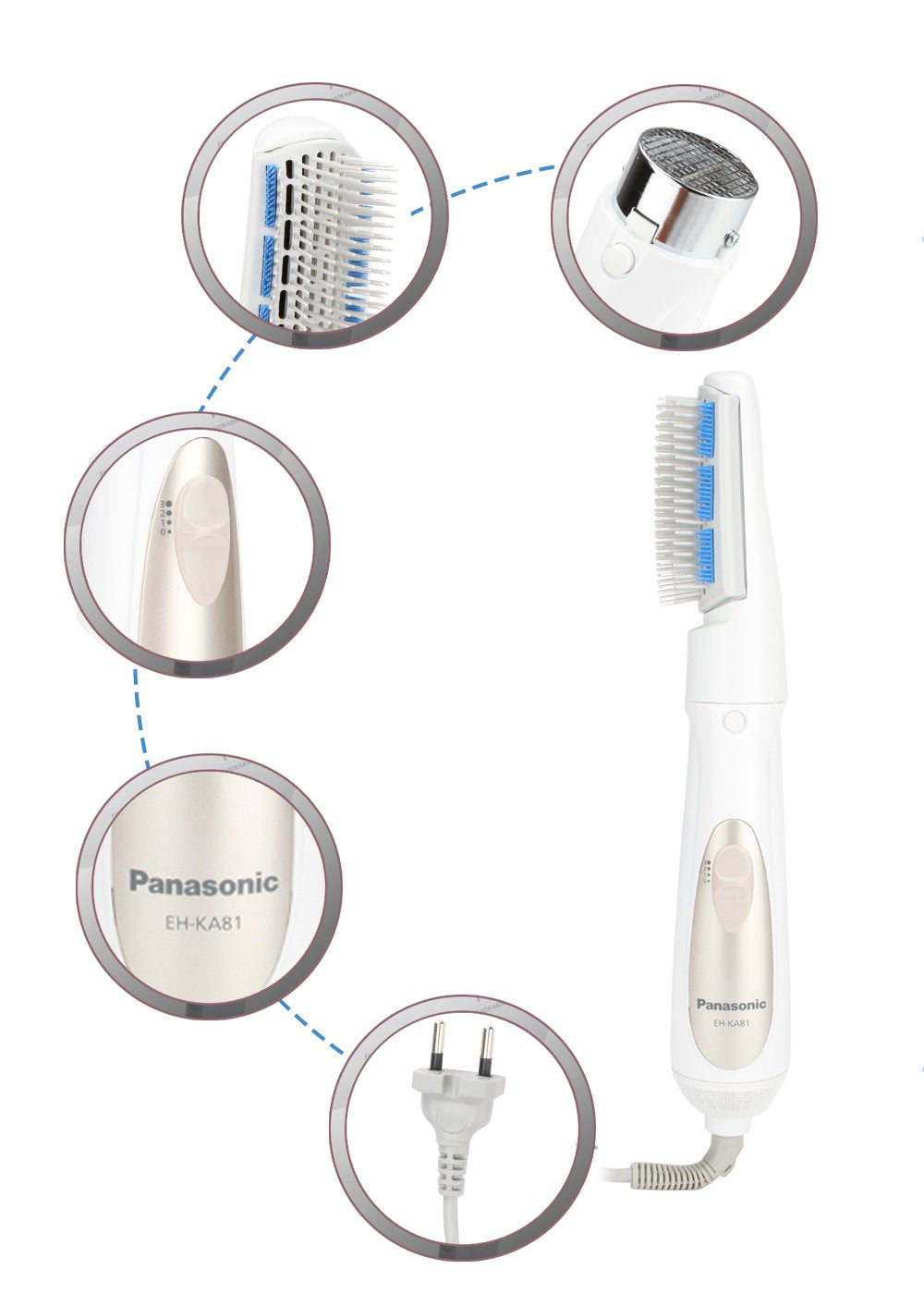 Panasonic Hair Styler 650W (EH-KA31-W615)