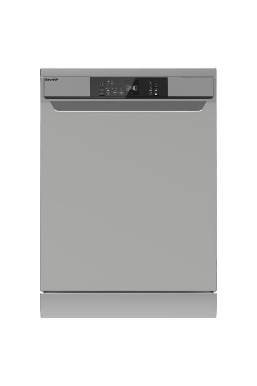 SHARP Freestanding Dishwasher 15 Place Settings 6 Programs 3 Baskets 3 Spray Arms A++ Stainless Steel – QW-V615AS-SS3