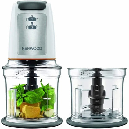 Kenwood Chopper With Bowl, 500 Watt, 500ml, White - CHP61.200WH ( International Warranty )