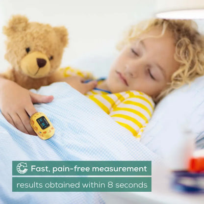Beurer Pulse Oximeter PO 13 Kids - Finger Oxygen Saturation Monitor for Children