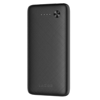 LAZOR Prism 10 Power Bank Ultra Slim Design 10000mAh - Black PB30 