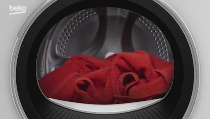 Beko Dryer 8 kg 15 Programs A+++ Inverter Heat Pump IronFinish (B5T68253MG/W)