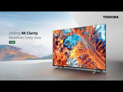 Toshiba 55-inch Smart VIDAA 4K TV - (55C350MW)