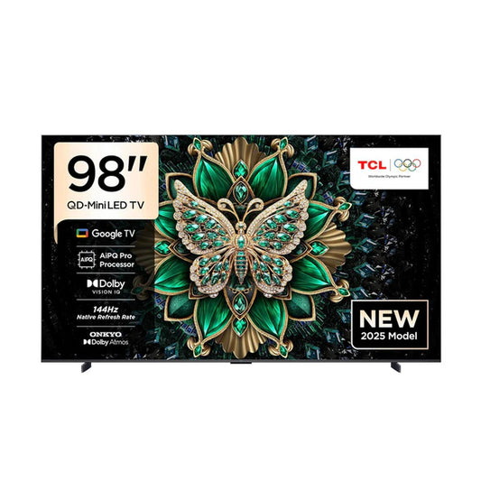 TCL 98C6K Television 98 Inch Smart TV 4K QD-Mini LED Colorful Quantum Crystal HDR 10+ Gaming Google TV
