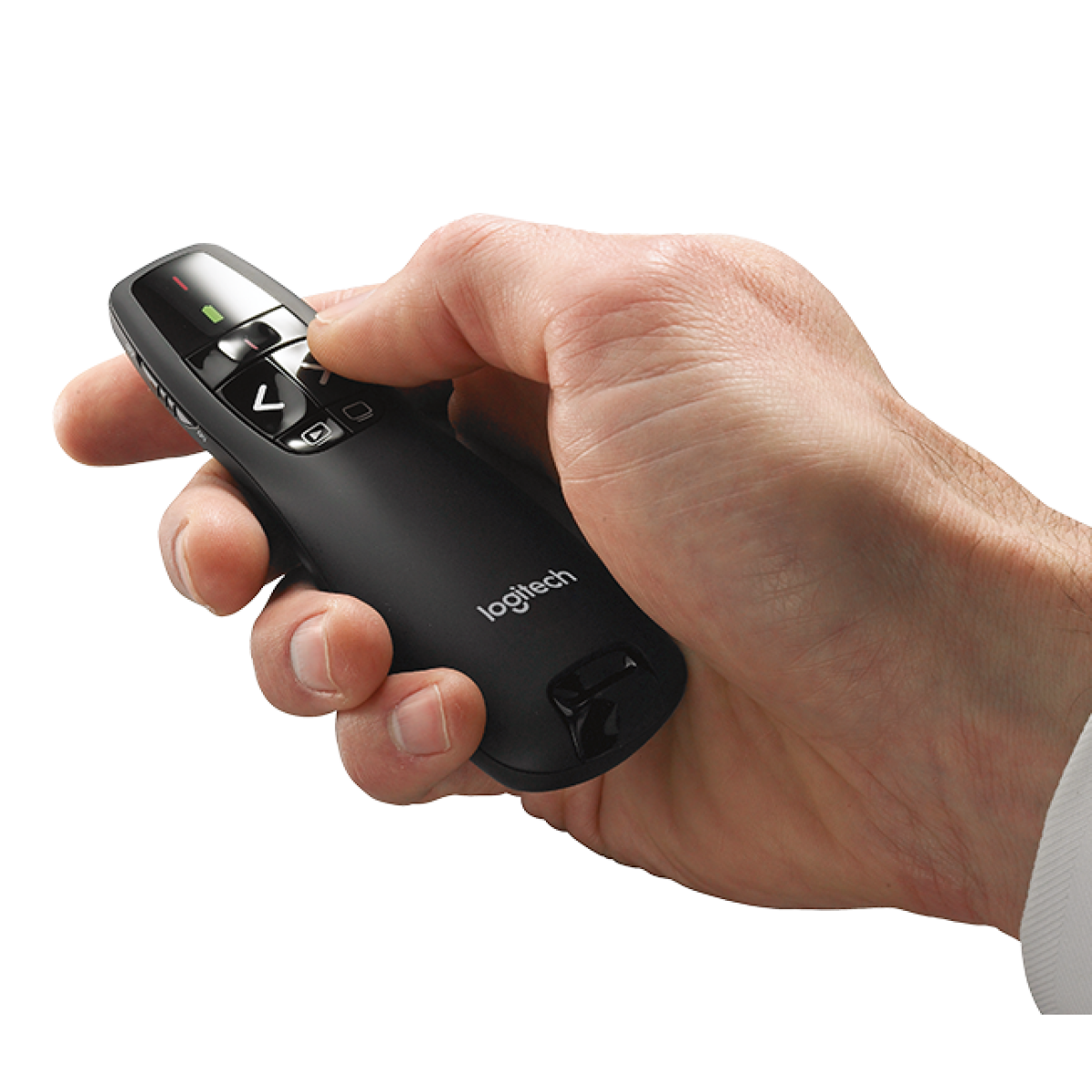 Logitech Wireless Presenter R400, Wireless Presentation Remote Clicker with Laser Pointer