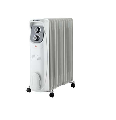 CONTI Oil Radiator 11 Fins 2500W - White ORDT-1411