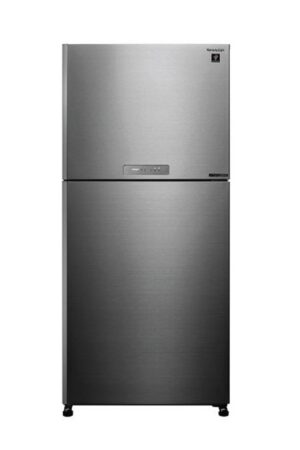 SHARP 538L Top Freezer No Frost Refrigerator with J-Tech Inverter Hybrid Cooling Plasmacluster A+ Energy Rating Stainless Steel – SJ-PV69G-ST/DST