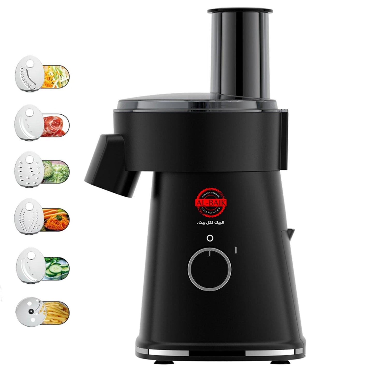 Al-Baik Multi-Function Vegetable Cutter & Salad Maker 200W -(E52)