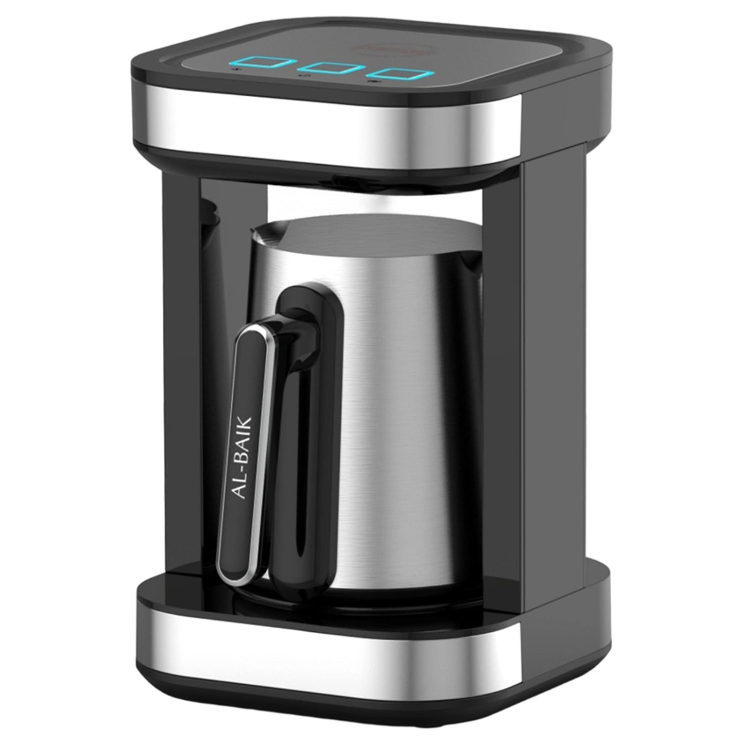 Al-Baik Electric Turkish Coffee Machine Pro 400W SS Cup - (TCM102 (PRO))