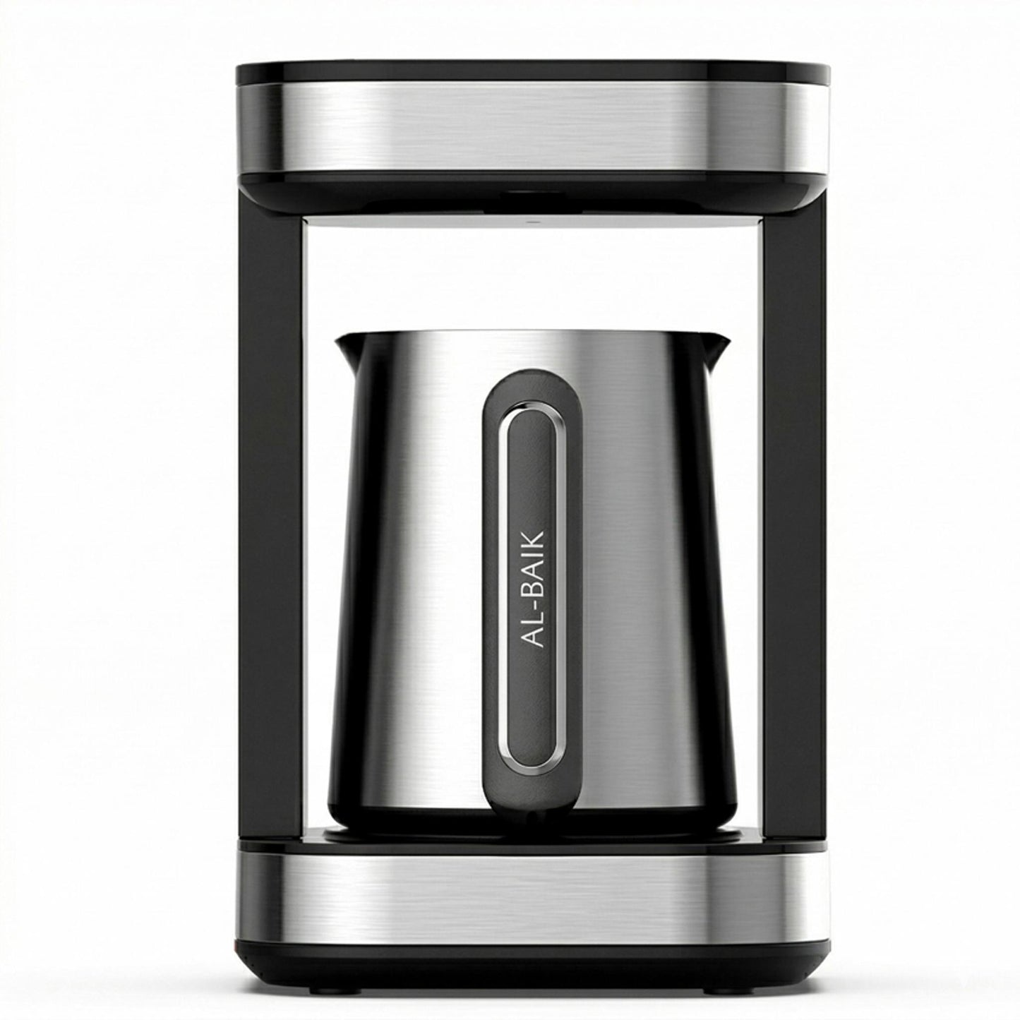 Al-Baik Electric Turkish Coffee Machine Pro 400W SS Cup - (TCM102 (PRO))