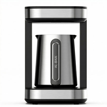 Al-Baik Electric Turkish Coffee Machine Pro 400W SS Cup - (TCM102 (PRO))