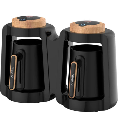 Al Baik Electric Turkish Coffee Machine Dual 4 Cup 800W - (TCM201)