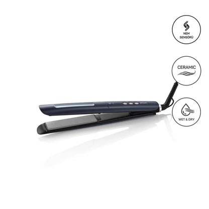 Arzum Revolution Protect AR5168 Hair Straightener with Humidity Sensor – Platinum Gray