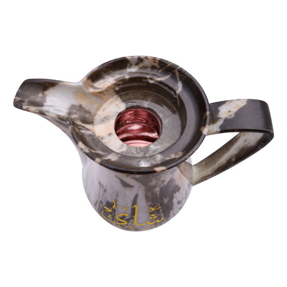 Royalford Double-Wall Marble Tea & Coffee Set – Multicolor, Leak-Proof, 1 L × 2