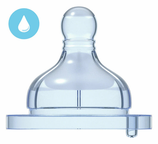 Chicco Physiological Silicone Teat Regular Flow 2Pcs
