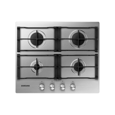 SAMSUNG Built in Gas Hob 60cm 4 Burners - Stainless Steel NA64H3010AS/T1