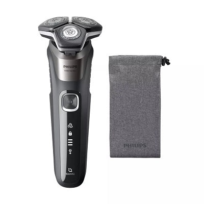 PHILIPS Wet and Dry Electric Shaver and Soft Pouch S5887