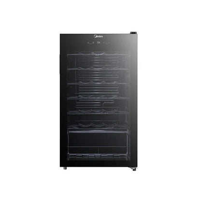Midea Minibar Refrigerator - 93 Ltr - GLASS BLACK - (MDRW150FGG)