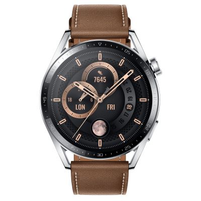 HUAWEI Smart Watch GT 3 Classic 46 mm GPS + Bluetooth - Brown