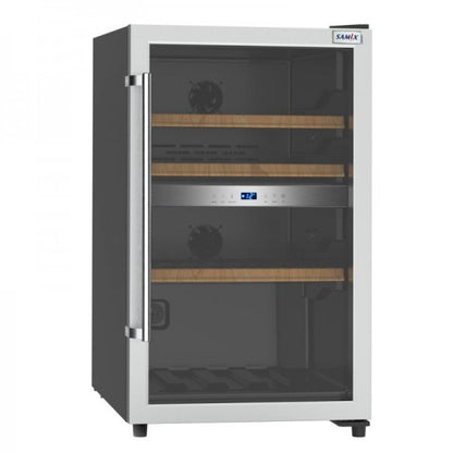 Samix SNKJC119 Wine Cooler Stainless Steel