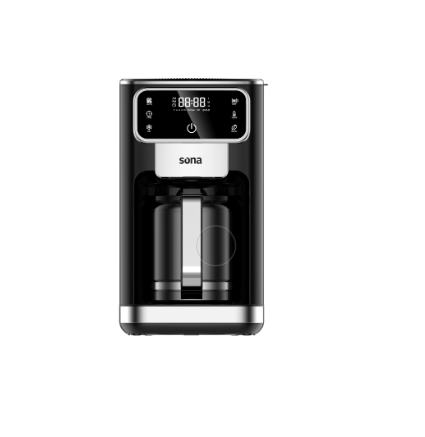 SONA American Coffee Maker 1100 Watt 1.8 Liter With Ice Coffee Working Mode - Black SCM 9430