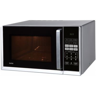 SONA Microwave Oven 25 Liters 800 Watt - Silver EM-25LSHN
