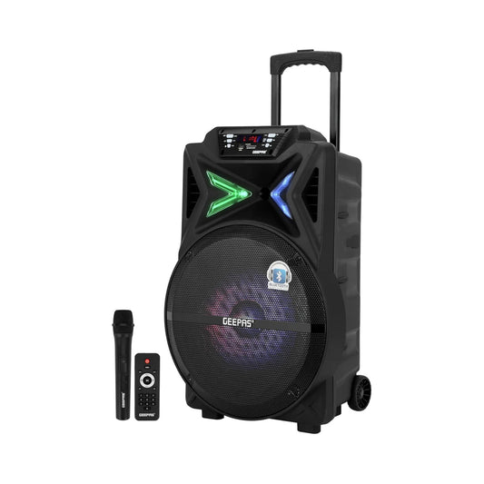 Geepas Rechargeable Trolley Bluetooth Speaker (GMS11131)