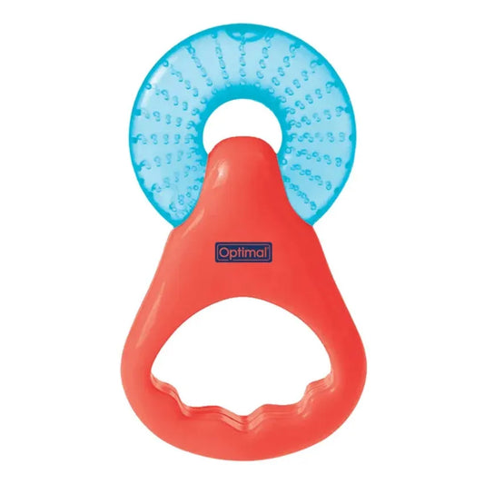 Optimal Water Filled Teether Orange-Blue