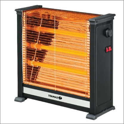 TEKMAZ Infrared Electric Heater – (2200W, Black)