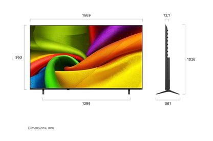 75 inch LG NANO 4K UHD AI NU85 Smart TV 2026