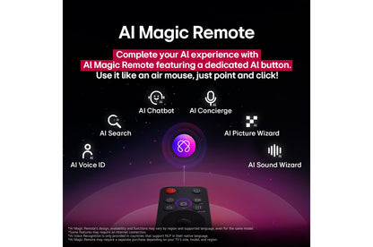 LG 55 Inch LG UHD AI UA85 4K Smart TV AI Magic remote HDR10 WebOS25 2025 (55UA85006LA.AMNE)