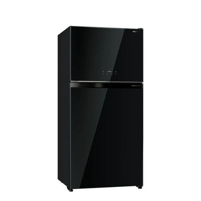 Toshiba Top Mount Refrigerator - 554 Ltr - Black-Glass - (GR-RT735WE(XK))