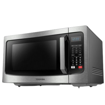 TOSHIBA Microwave with Grill 42 Liter 1000 Watt - Stainless Steel ML-EC42S(BS)