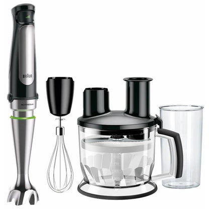 Braun MultiQuick 7 Multifunction Hand Blender, 600ml, 1000 Watt, Black Silver - MQ7075 ( International Warranty )