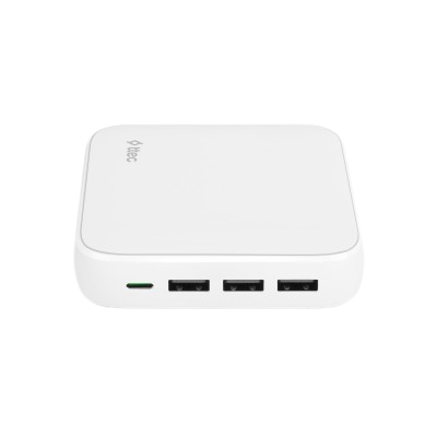 TTEC Smart Charger Duo GAN PD Fast Travel Charger USB-C + USB-C 65W - White