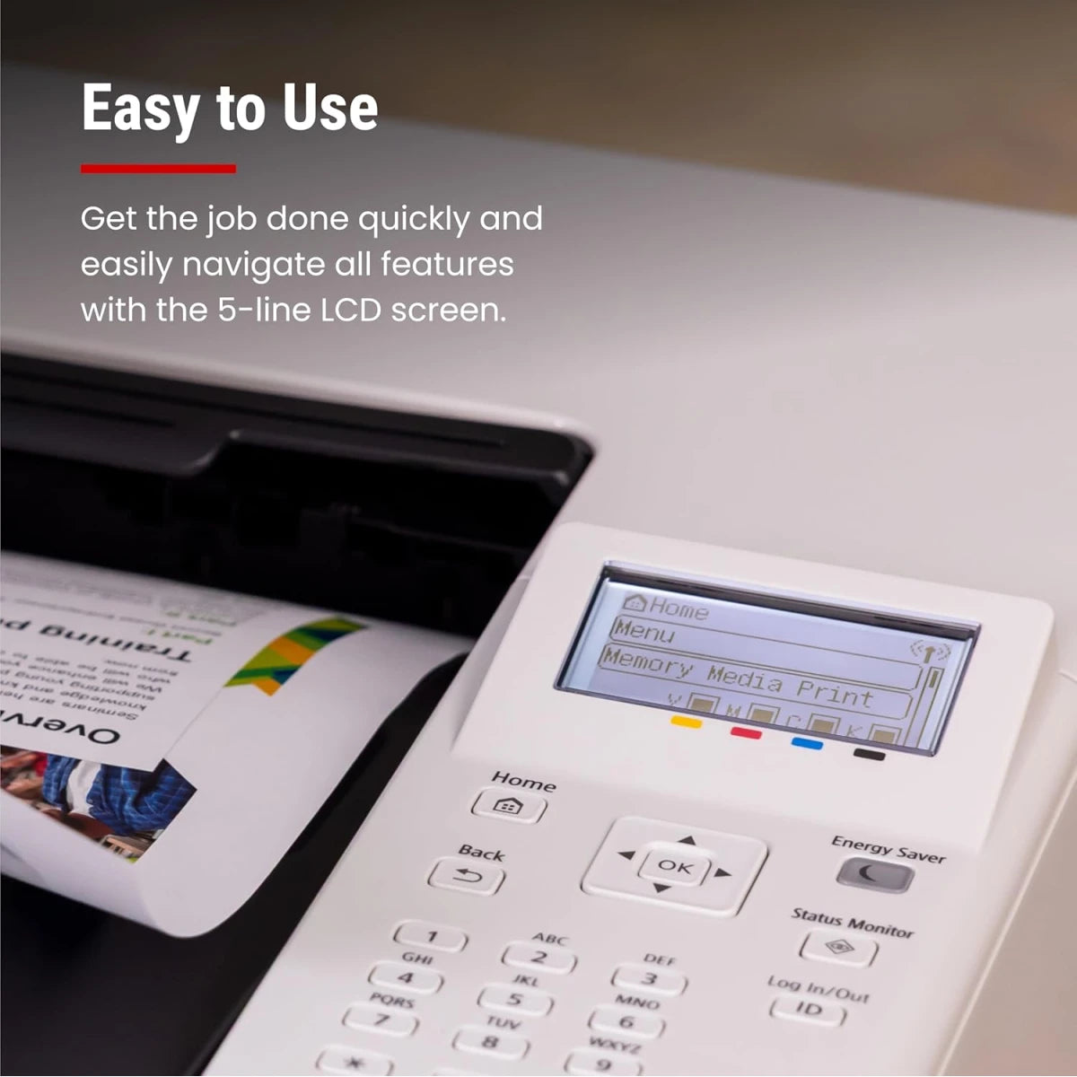 Canon i-SENSYS LBP647Cdw A4 Color Laser Wireless & Duplex Printer For Home & Office up to 26 PPM - White