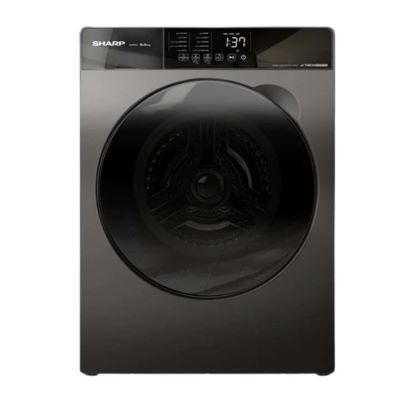 SHARP Washing Machine 10.5Kg 10 Programs A+++ – Gray ES-FS1054KJZ-G