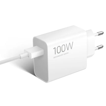 Xiaomi Mi Travel Charger Combo Set with USB-A to Type-C Charging Cable 1m 100W White