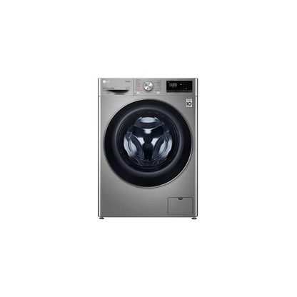 Front Load Washer 8KG , AI Direct Drive Motor, Steam , Silver Color