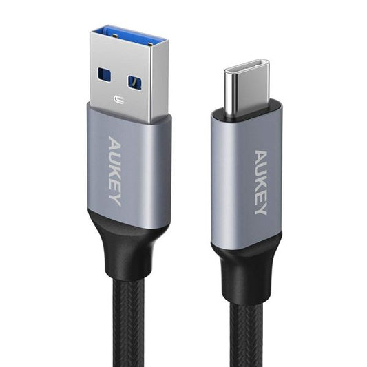 Aukey Braided Nylon USB 3.0 to USB-C Cable (2m / 6.6ft) CB-CD3