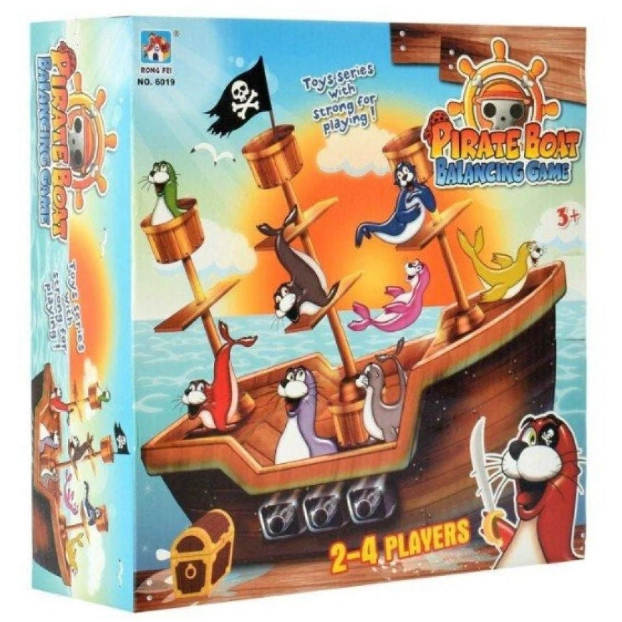 Pirate Boat Balancing Game - 26.5 x 26.5 x 8.5 Cm