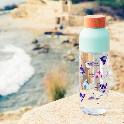 QUOKKA TRITAN BOTTLE ICE GEO PALM 720 ML