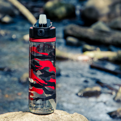 QUOKKA TRITAN BOTTLE QUICK SIP CAMO 830 ML