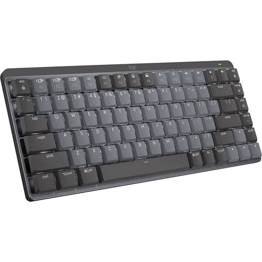Logitech MX Mechanical Mini Backlit Bluetooth USB-C For macOS Windows Linux & Android Metal - Clicky Switches