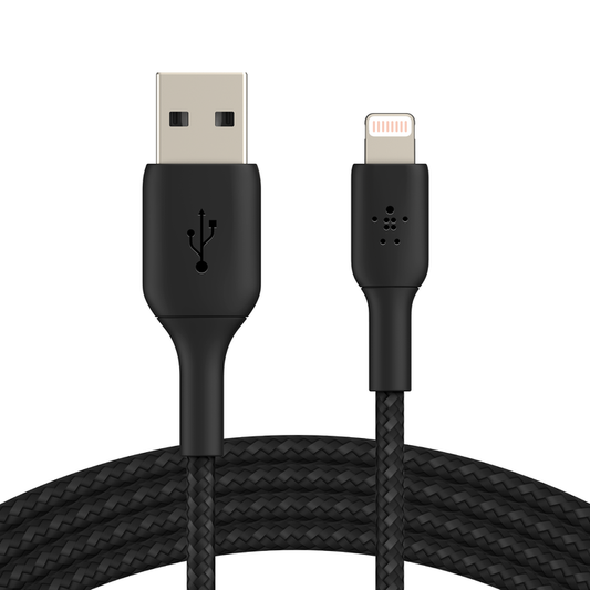 Belkin BOOST CHARGE Lightning Cable Braided 0.15M Black ARCO0024752